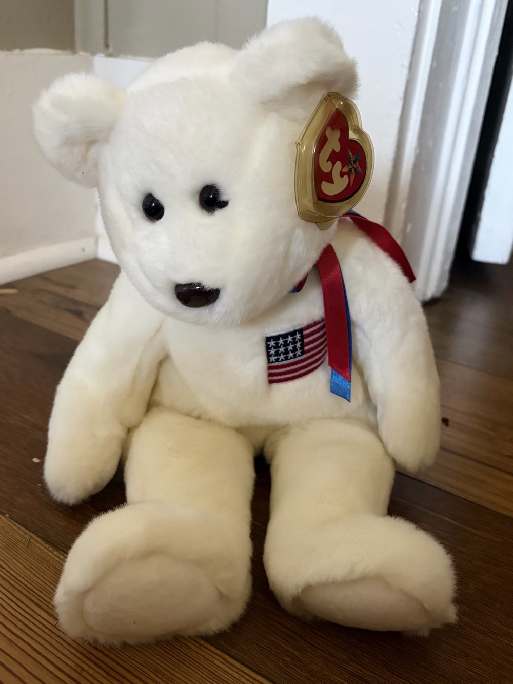 Ty large “Libearty” beanie baby